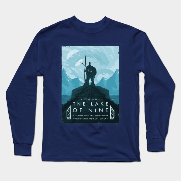 Visit Midgard Long Sleeve T-Shirt by LazareGvimradze